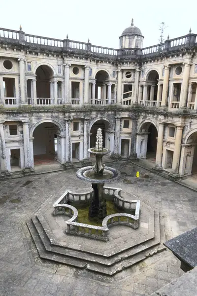 Klášter Krista Tomáši Světového Dědictví Unesco Portugalsko — Stock fotografie