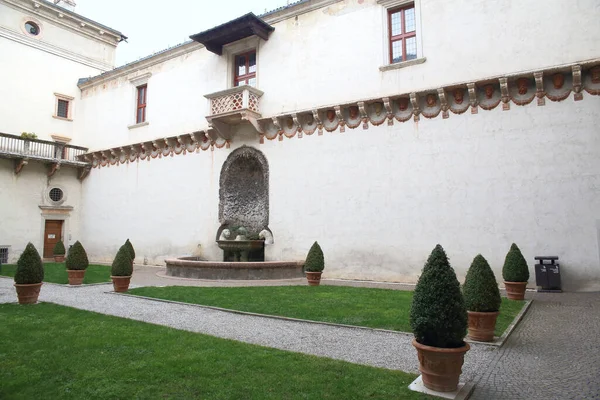 Trento Italy Dec 2017 Σχεδιασμός Του Κάστρου Buonsignlio Στο Τρέντο — Φωτογραφία Αρχείου