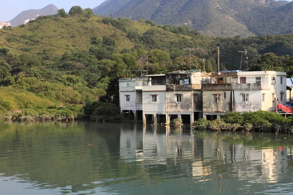 Village Tung Chung Sur Île Lantau Hong Kong — Photo