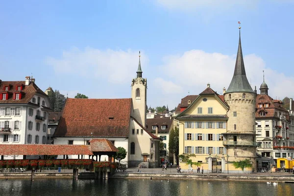 Luzern Suíça Setembro 2009 Paisagem Urbana Luzern Setembro 2009 Luzern — Fotografia de Stock