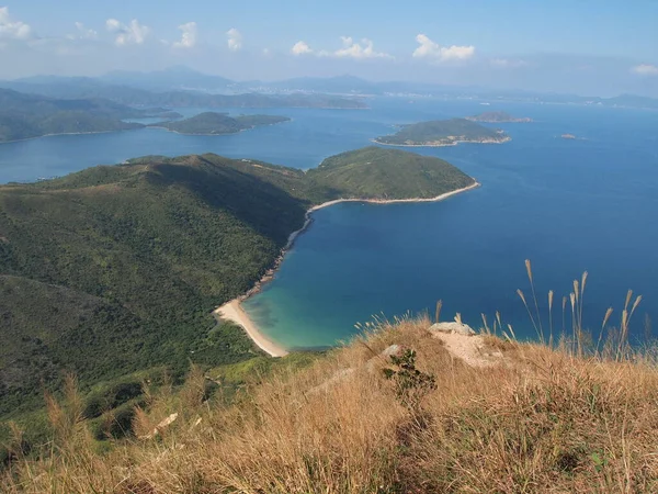 Vista Panorámica Las Rutas Senderismo Que Conducen Hong Kong Big — Foto de Stock