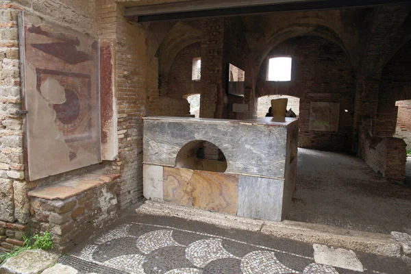 Rome Italy Mart 2019 Ostia Antica Nın Antik Villası Mart — Stok fotoğraf
