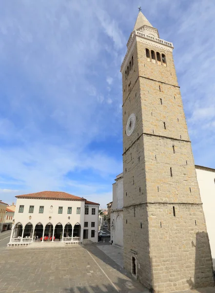 Koper Slovinsko Říjen 2016 Středověké Náměstí Říjen 2016 Koper Slovinsko — Stock fotografie