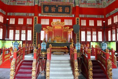 İmparator 'un taht guojijian Imperial College Pekin, Çin