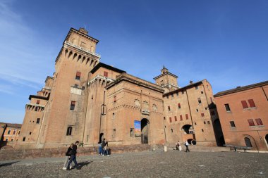 Castello estense Ferrara, İtalya
