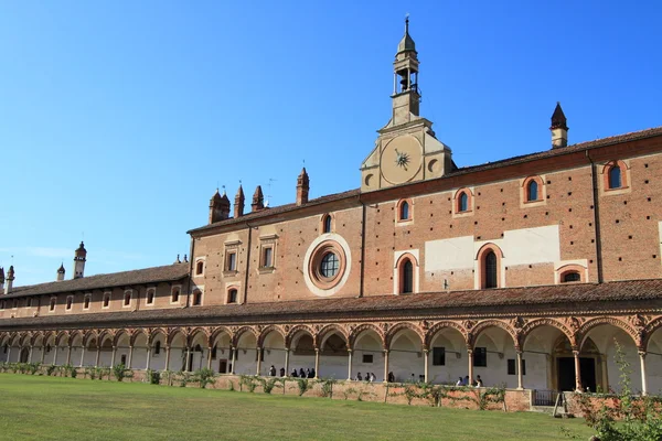 Klosteret Pavia, Italien - Stock-foto