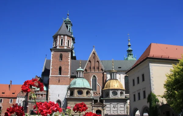 Wawel königliche Burg von Krakau — Stockfoto