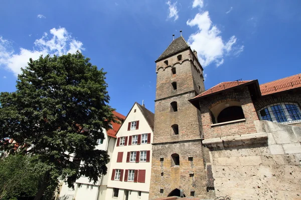 Historické město stěna Ulm, Německo — Stock fotografie