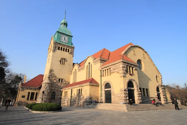 Kościół protestancki w Qingdao, Chiny — Zdjęcie stockowe