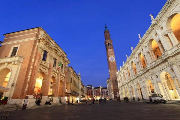 Vicenza por la noche, Italia —  Fotos de Stock
