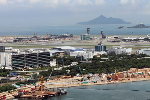 Αεροδρόμιο Hong Kong στο νησί Λαντάου — Φωτογραφία Αρχείου