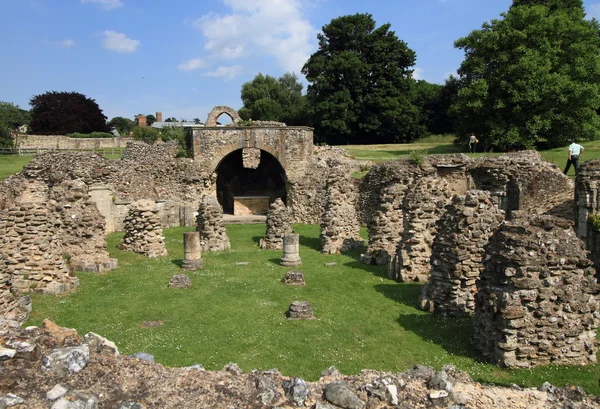 Antiguas ruinas de la abadía de Canterbury —  Fotos de Stock