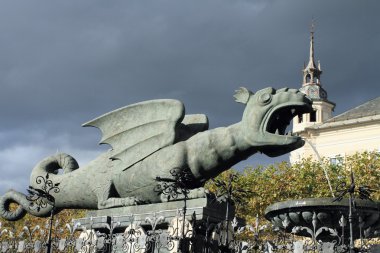 Lindworm çeşme Klagenfurt