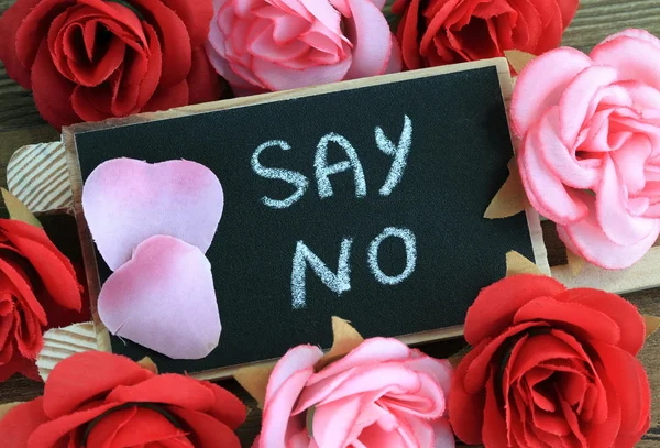 Concept of say no — Stock Photo, Image