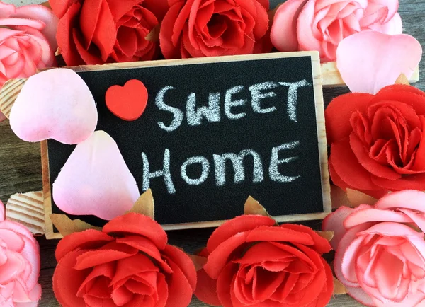 Message of sweet home — Stock Photo, Image