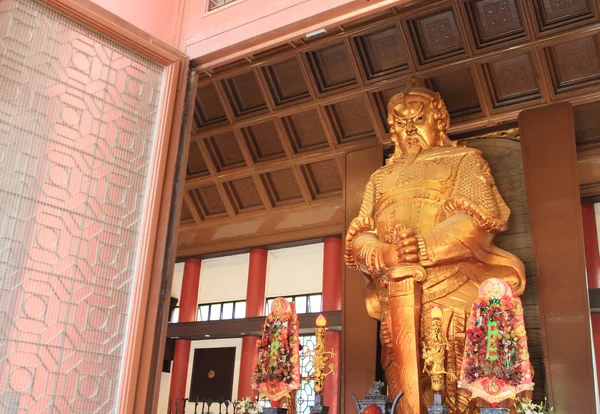 Gyllene staty av Che Kung Gud, Hong Kong — Stockfoto