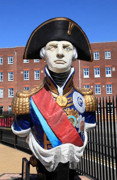 Statua dell'Ammiraglio Lord Nelson — Foto Stock