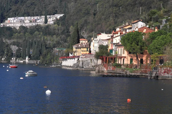 Lago de Como e da cidade — Fotografia de Stock