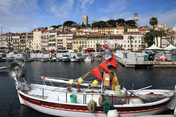 A paisagem urbana de Cannes da França — Fotografia de Stock