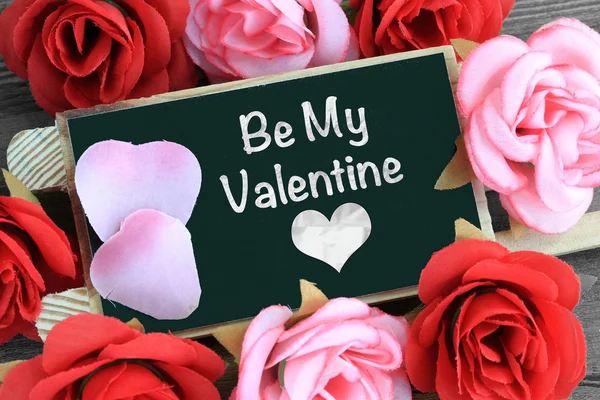 Üzenet-ból az én-m Valentin kell — Stock Fotó