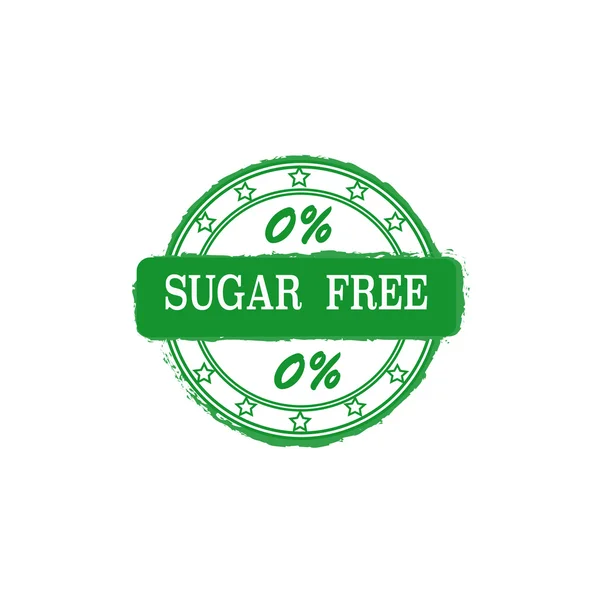 Şeker ücretsiz vektör damgası — Stok Vektör