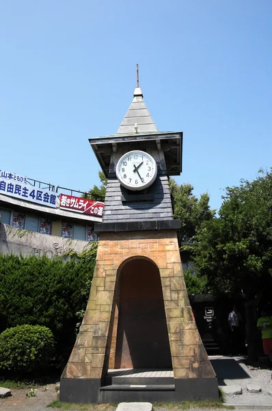 Torre histórica do relógio da cidade de Kamakura — Fotografia de Stock