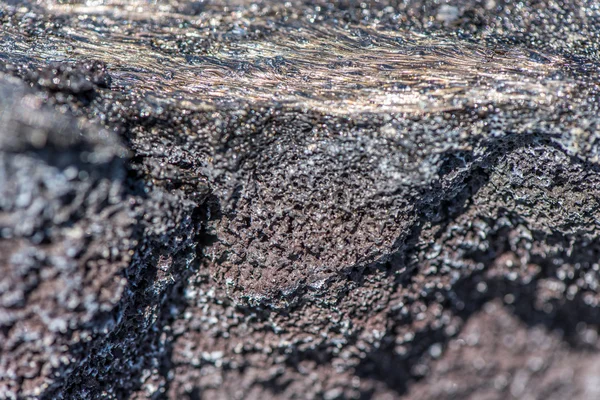 Vulcão congelado lava — Fotografia de Stock