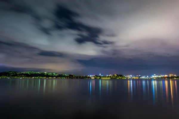 Night view of West Lake — Stock Photo, Image