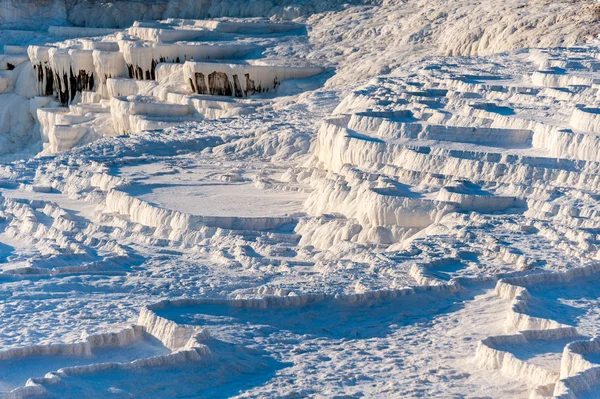 Terrazze in travertino naturale — Foto Stock