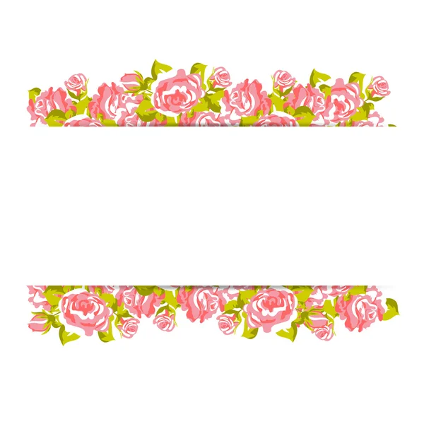 Shabby Chic bloemmotief — Stockvector