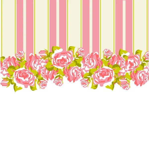 Shabby Chic bloemmotief — Stockvector