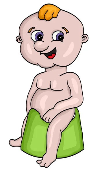 Рисунок мальчика на горшке