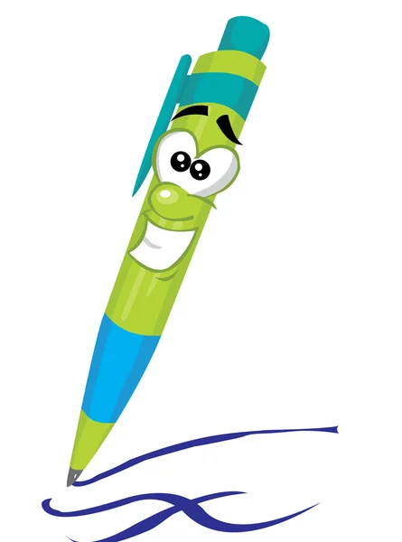 Ballpoint pen — Stock Vector