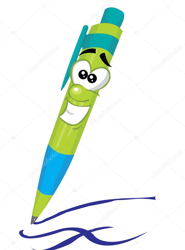 Resultado de imagen de boligrafo animado dibujo