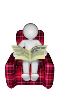 Bir haber kağıt ile