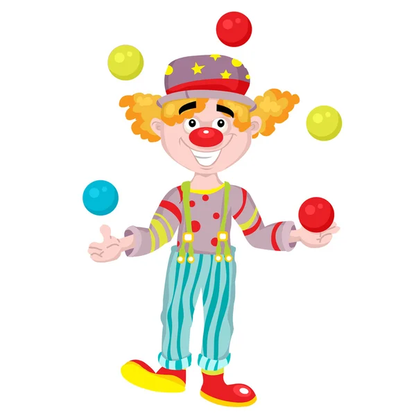 Clown — Stock Vector