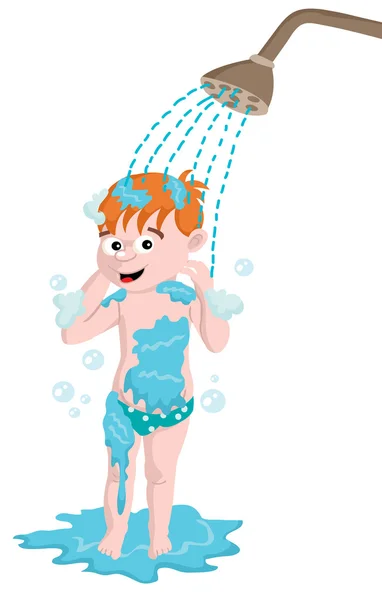 Shower — Stock Vector