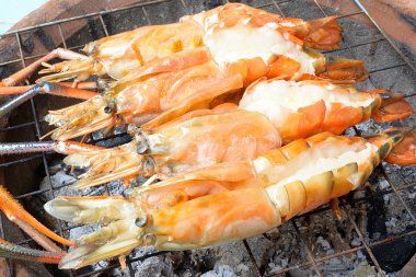 Dev nehir karides ızgara