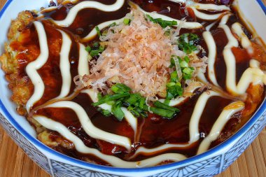 Modanyaki Okonomiyaki Japanses Pizza