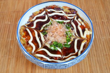 Modanyaki Okonomiyaki Japanses Pizza