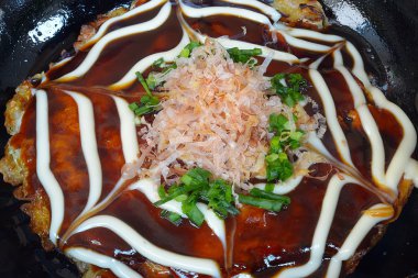 Modanyaki Okonomiyaki Japanses Pizza