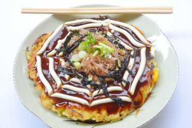 Modanyaki Okonomiyaki Japanses Pizza