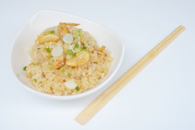 Japonca Fried Rice (Ninniku Yakimeshi sarımsak)