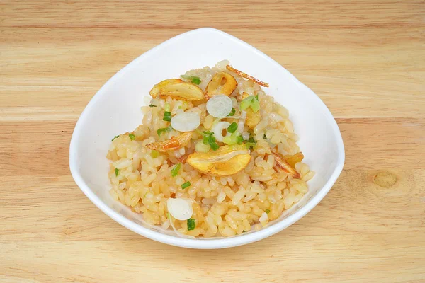 Japonca Fried Rice (Ninniku Yakimeshi sarımsak)