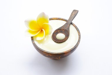 Spa yoğurt doğal cilt için.