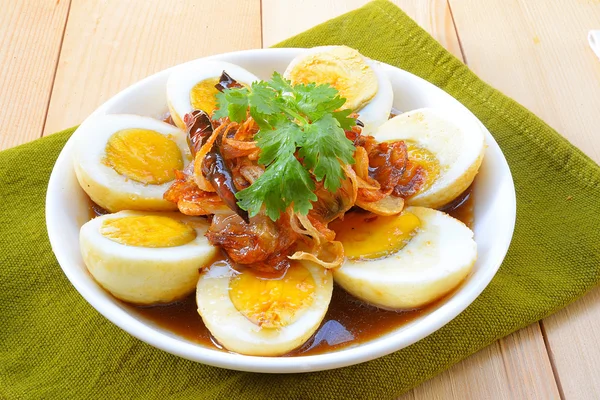 Ei mit Tamarindensoße — Stockfoto