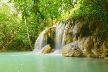 Erawan şelale kranchanaburi Tayland