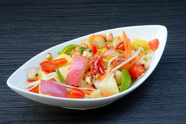 Пряні тайський фруктовий салат — стокове фото