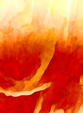 Soyut suluboya sanat eserleri. Fırça boyalı dijital resim. Renkli yaratıcı suluboya çizimi.