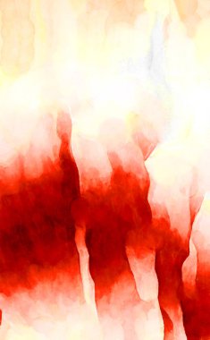 Soyut suluboya sanat eserleri. Fırça boyalı dijital resim. Renkli yaratıcı suluboya çizimi.